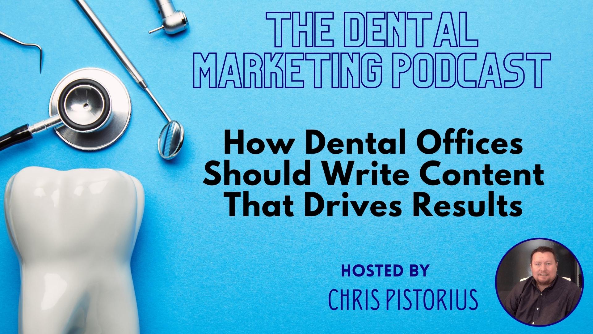 content writing for dental practices